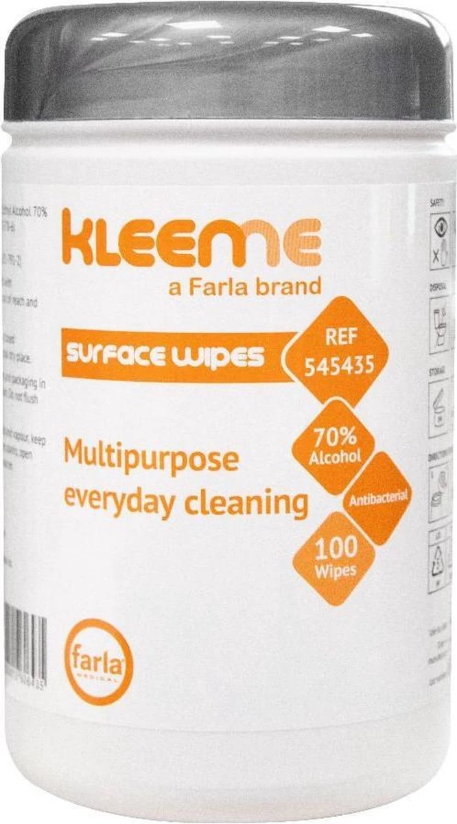 Schoonmaakdoekjes - Ontsmettingsdoekjes - Desinfectiedoekjes - Desinfectie Doekjes - KleenMe - Alcohol Doekjes - Alcoholdoekjes - Allesreiniger Zachte Antibacteriële Alcohol Wipes- 100 Doekjes - Met Dispenser - 70% Alcohol - 185 X 110mm 2 Schoonmaakdoekjes - Ontsmettingsdoekjes - Desinfectiedoekjes - Desinfectie Doekjes - KleenMe - Alcohol Doekjes - Alcoholdoekjes - Allesreiniger Zachte Antibacteriële Alcohol Wipes- 100 Doekjes - Met Dispenser - 70% Alcohol - 185 X 110mm - Afbeelding 2