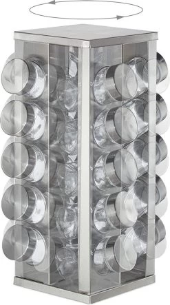 Pleasantwork Kruidenrek - Staand - Draaibaar - 20 Potjes -Huishoud Verkoop 669x1200 3