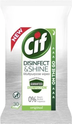 Cif Disinfect & Shine Wipes Original Desinfectie Schoonmaakdoekjes - 12 X 30 Doekjes - Voordeelverpakking 25 Cif Disinfect & Shine Wipes Original Desinfectie Schoonmaakdoekjes - 12 X 30 Doekjes - Voordeelverpakking -Huishoud Verkoop 697x1200 1