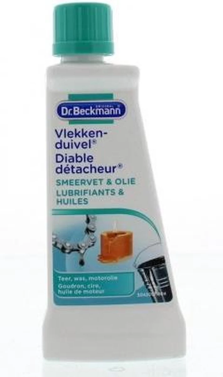 Dr. Beckmann Vlekkenduivel Smeervet & Olie 50 Ml 5 Dr. Beckmann Vlekkenduivel Smeervet & Olie 50 Ml - Afbeelding 5