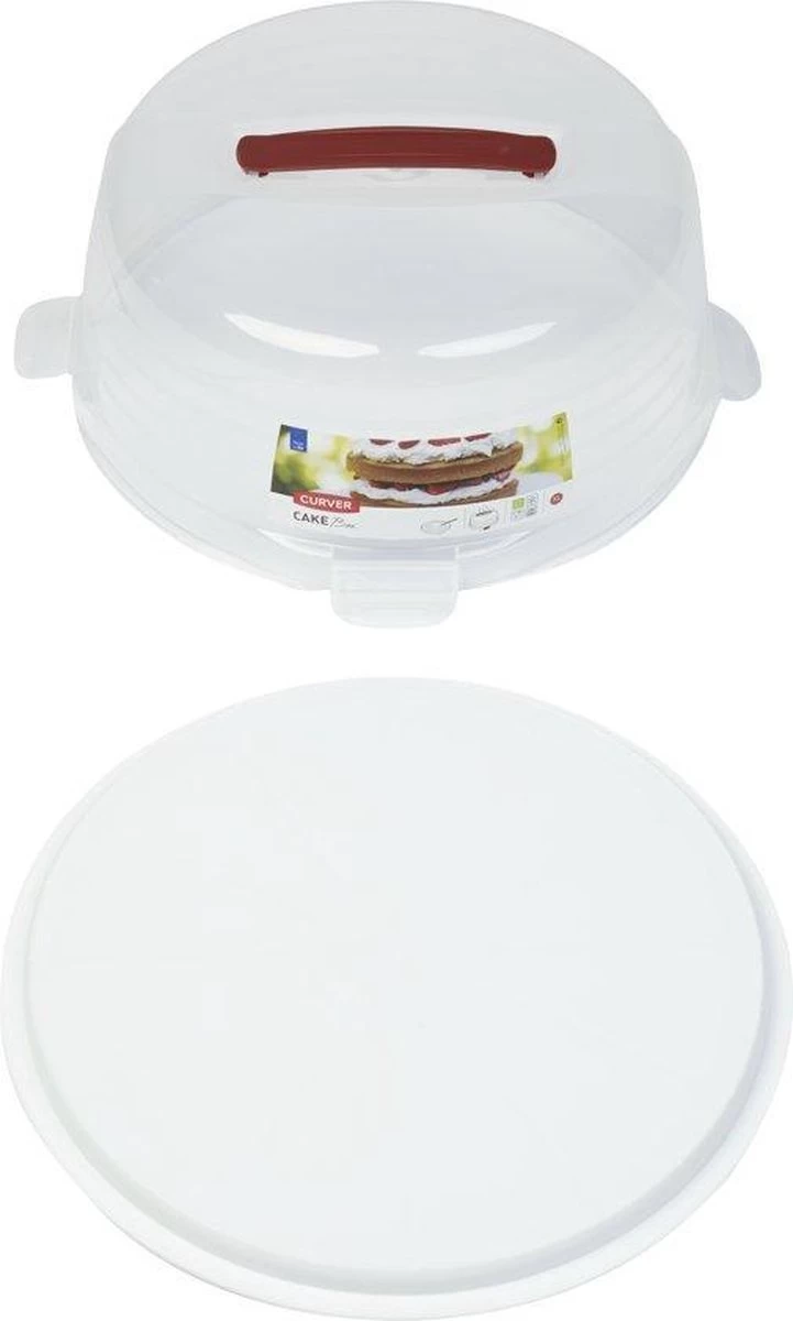 Curver Chef@Home Taartdoos Hoog - Wit 5 Curver Chef@Home Taartdoos Hoog - Wit - Afbeelding 5