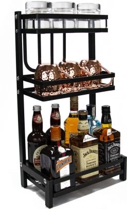 Chefs Cuisine Kruidenrek - Kruidenrek Staand - Keukenrek - Aanrecht Organiser - Bureau Organizer - Keuken Organizers - Roestvrij Staal -Huishoud Verkoop 730x1200