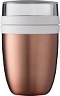 Mepal – Isoleer Lunchpot Ellipse – Houdt Je Eten 6-8 Uur Warm En 12 Uur Koud – Rose Gold – 2 Compartimenten – Soep Beker To Go – Yoghurt Beker Muesli - Thermos Lunchbox -Huishoud Verkoop 753x1200 1