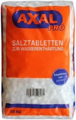 Axal Pro - Regenererend Zout In Tabletvorm - 25 Kg - Voor Waterontharding.