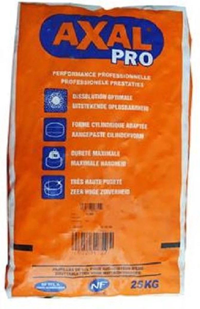 Onthardingszout - Zouttabletten Axal 25 Kg 1 Onthardingszout - Zouttabletten Axal 25 Kg