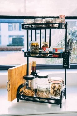 Sens Design Kruidenrek Staand – Keukenrek Voor Kruidenpotjes - Zwart -Huishoud Verkoop 799x1200 8