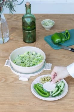 Brabantia Make & Take Salade Lunchbox - 1,3 L - Kunststof - Light Grey -Huishoud Verkoop 800x1200 13