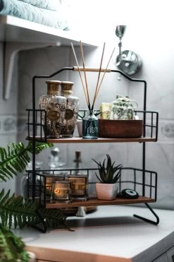 Metalen Keuken Etagere 2 Laags Van Naturn Living | Keuken Opbergrek | Kruidenpotjes Rek | Kruiden Organizer | Keuken Rek Specerijen | Mat Zwart -Huishoud Verkoop 800x1200 18