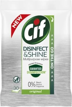Cif Disinfect & Shine Wipes Original Desinfectie Schoonmaakdoekjes - 12 X 30 Doekjes - Voordeelverpakking 27 Cif Disinfect & Shine Wipes Original Desinfectie Schoonmaakdoekjes - 12 X 30 Doekjes - Voordeelverpakking -Huishoud Verkoop 811x1200