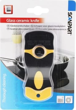 Scanpart Kookplaat Schraper - Schraapijzer - Radeermes - Voor Alle Glazen Kookplaten - Zoals Keramische Inductie En Halogeen Kookplaten - Kunststof - Vervangbaar Mesje - Krasvrij -Huishoud Verkoop 824x1200 4