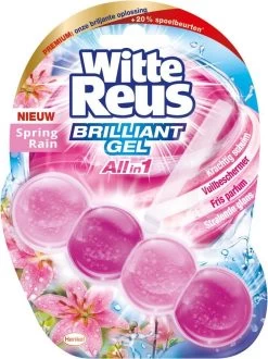 Witte Reus Brilliant Gel Allin1 Toiletblok - Spring Rain - WC Blokjes Voordeelverpakking - 11 Stuks 12 Witte Reus Brilliant Gel Allin1 Toiletblok - Spring Rain - WC Blokjes Voordeelverpakking - 11 Stuks -Huishoud Verkoop 897x1200 1