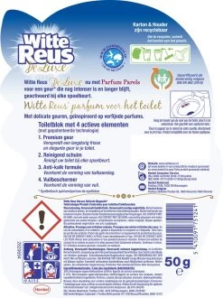 Witte Reus DeLuxe Toiletblok - Delicate Magnolia - WC Blokjes Voordeelverpakking - 10 Stuks -Huishoud Verkoop 897x1200