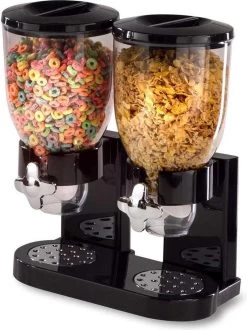 MikaMax Cornflakes Dispenser - Voorraadbus - Cornflakes Voorraadpot - Ontbijt Granendispenser - Zwart - 2 X 500 Gram 8 MikaMax Cornflakes Dispenser - Voorraadbus - Cornflakes Voorraadpot - Ontbijt Granendispenser - Zwart - 2 X 500 Gram -Huishoud Verkoop 899x1200 19