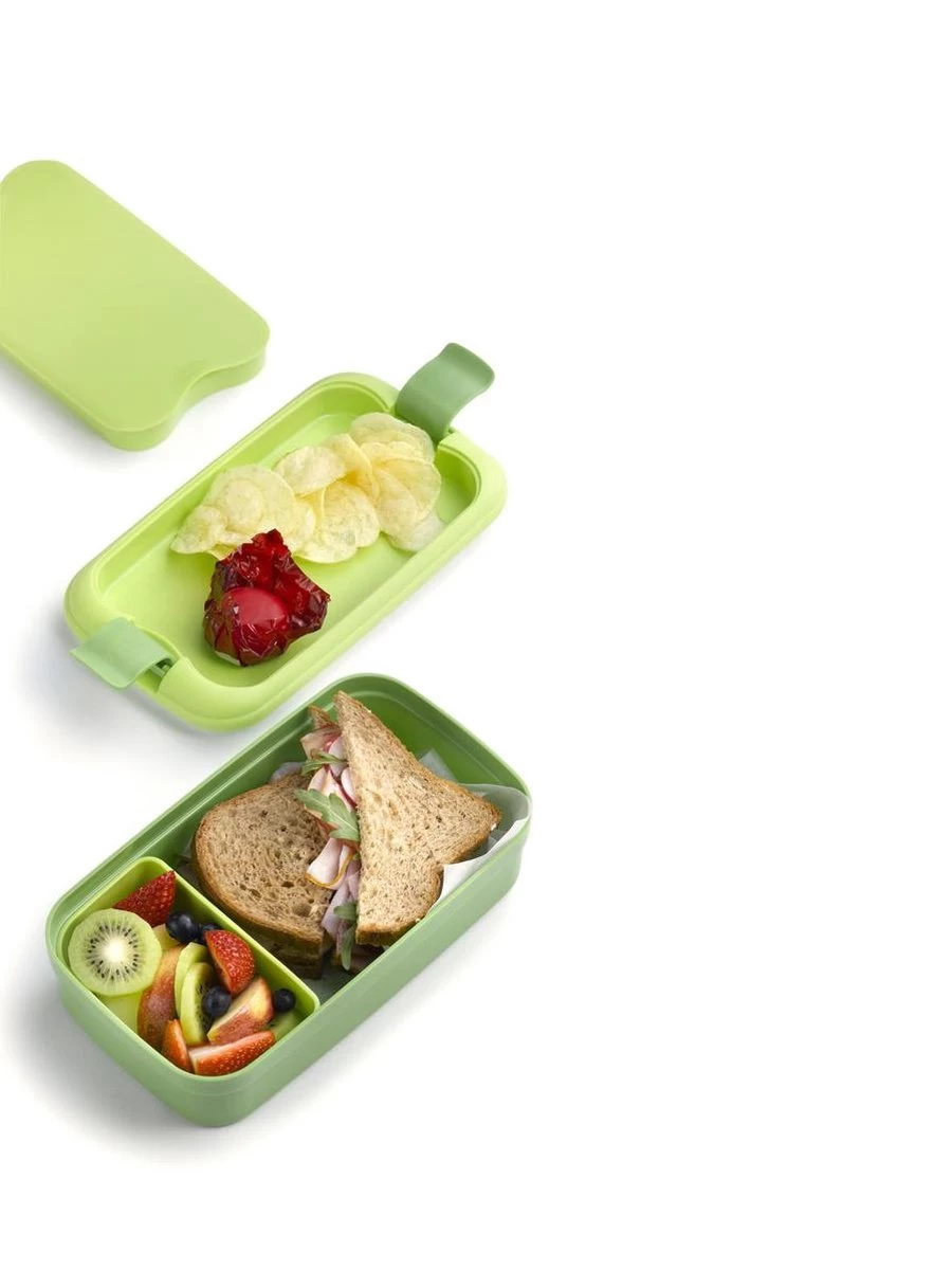 Curver Lunch&Go - Vershouddoos - Lunchbox - Inclusief Bestek - 2/3 Compartimenten - Groen 13 Curver Lunch&Go - Vershouddoos - Lunchbox - Inclusief Bestek - 2/3 Compartimenten - Groen - Afbeelding 13