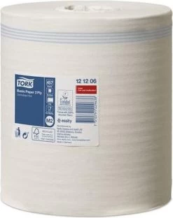 Poetsrol Tork M2 121206 2-laags - 20cm X 160m - 6 Rollen 20 Poetsrol Tork M2 121206 2-laags - 20cm X 160m - 6 Rollen -Huishoud Verkoop 951x1200