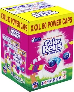 Color Reus Power Caps Wascapsules – Wasmiddel Capsules – Voordeelverpakking – 2x40 Wasbeurten 11 Color Reus Power Caps Wascapsules – Wasmiddel Capsules – Voordeelverpakking – 2x40 Wasbeurten -Huishoud Verkoop 966x1200