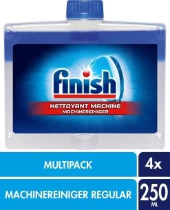 Finish Integrale Machinereiniger Regular Vaatwasser - 4x 250 ML - Voordeelverpakking 12 Finish Integrale Machinereiniger Regular Vaatwasser - 4x 250 ML - Voordeelverpakking -Huishoud Verkoop 972x1200