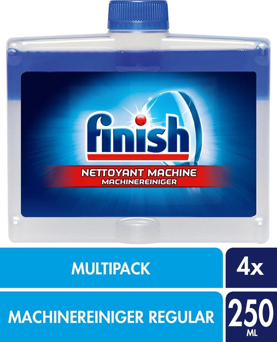 Finish Integrale Machinereiniger Regular Vaatwasser - 4x 250 ML - Voordeelverpakking 4 Finish Integrale Machinereiniger Regular Vaatwasser - 4x 250 ML - Voordeelverpakking - Afbeelding 4