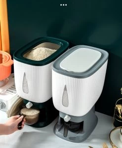 Deluqse Rijst Dispenser - Rijst Container - Grijs - Voedsel Dispenser - Rijst Opbergdoos - Rijst Bewaren - Rijst Opberg Container 14 Deluqse Rijst Dispenser - Rijst Container - Grijs - Voedsel Dispenser - Rijst Opbergdoos - Rijst Bewaren - Rijst Opberg Container -Huishoud Verkoop 988x1200